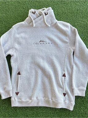 Vintage Colorado Graphic Cowl Neck Sweatshirt Gray Large